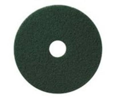 image of GLOMESH Green Scrubbing Floor Pad 18 inch Regular speed