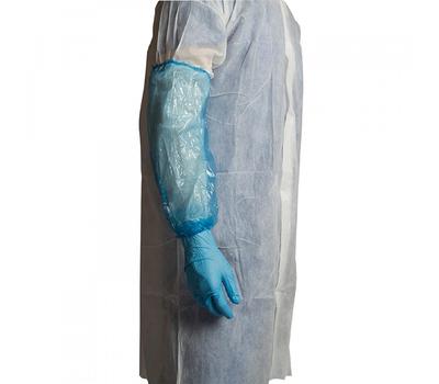 image of Bastion Plastic Sleeve Protectors - Blue 100 pack