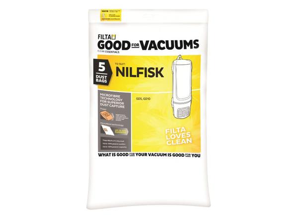 product image for Nilfisk Gd5, Gd10 Microfibre (5pk) C069