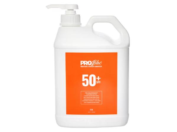 product image for Pro Bloc SPF50+ Sunscreen (2.5L) Pump Bottle