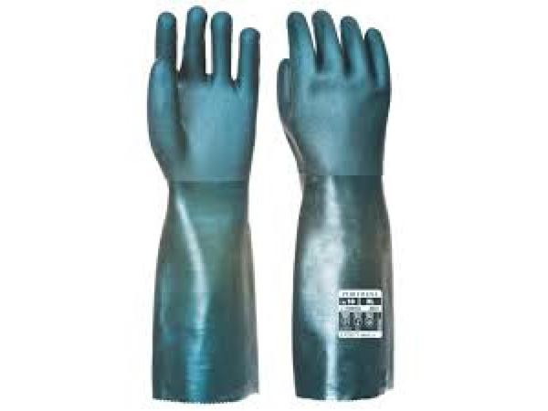 product image for Pvc Gauntlet Gloves 45cm (Green - Double Dipped)