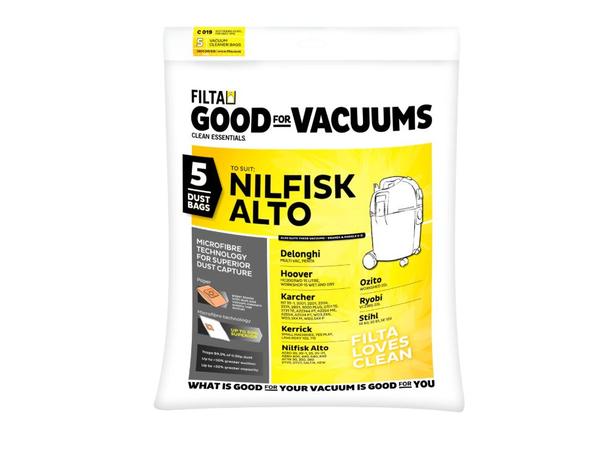 product image for Nilfisk Alto Aero25 Vac Bag (5pk) C019