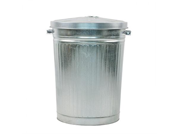 product image for Galvanised Rubbish Bin & Lid 75L