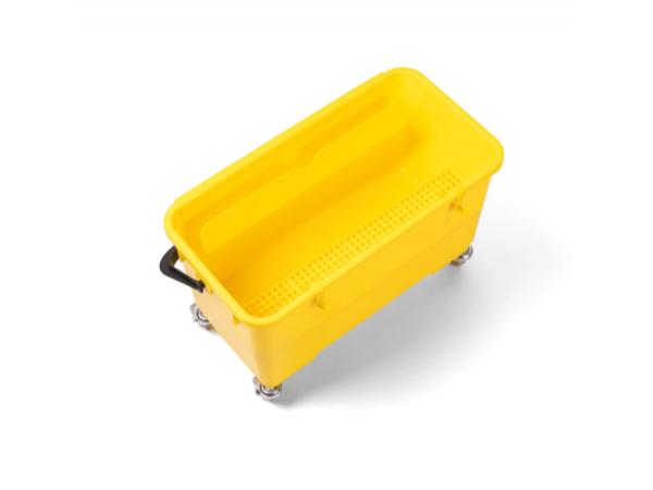 product image for Window Bucket with Wheels & Trays 22L - Yellow