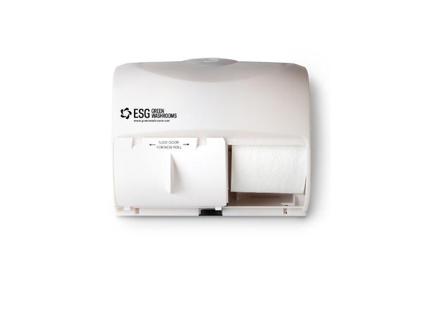 product image for Esg (White) Opti-Core Dual (2-Roll) Dispenser