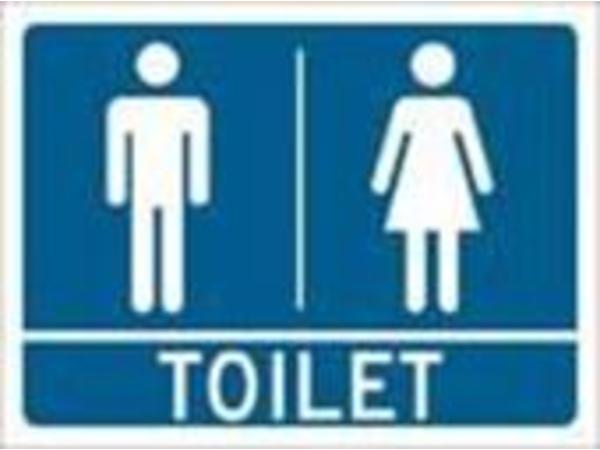 product image for Toilet Sign Male/Female 200X150 Pvc