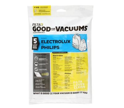 image of Electrolux/Phillips Vac Bags 5 Pack F013