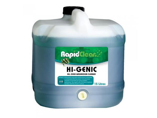 product image for Rapid Clean Hi-genic toilet cleaner 15L