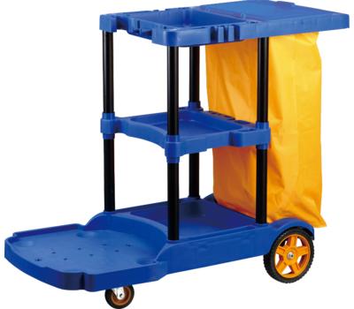 image of Janitor cart / Cleaning trolly with bag