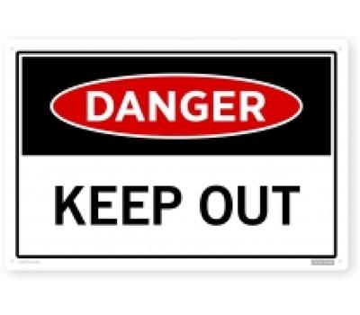 image of Keep out sign 450mm X 350MM