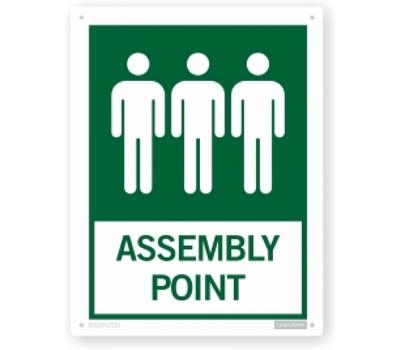 image of Assembly Point Sign