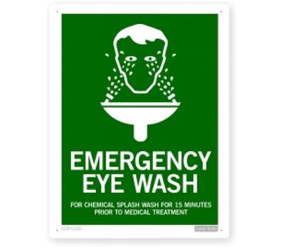 image of Eye wash sign