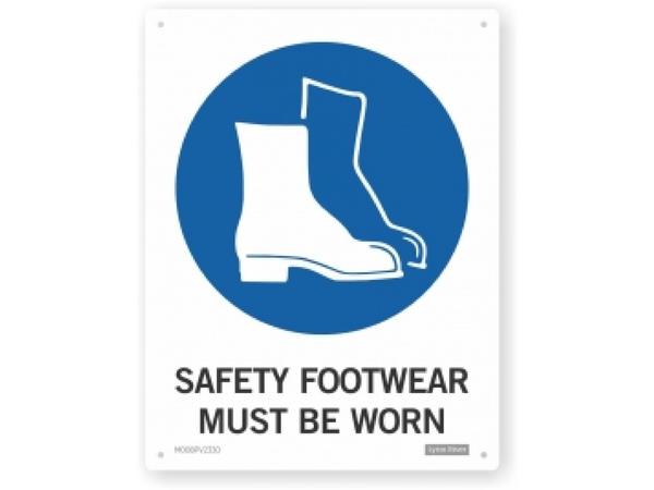 product image for Safety footwear sign