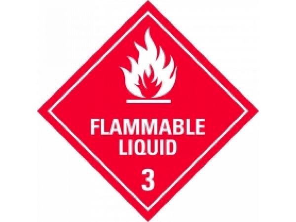 product image for Flammable liquid class 3 sign