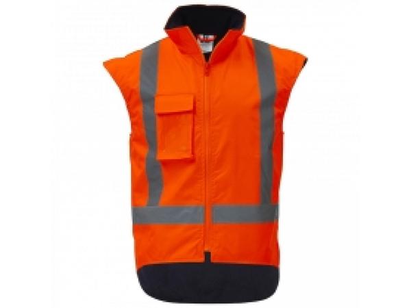 product image for Wise Orange Hi-Vis Fleece Lined Vest