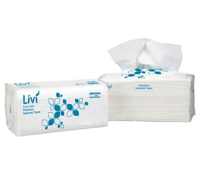 image of Livi Essentials Self dispensing interfold Paper towels 1ply 1421
