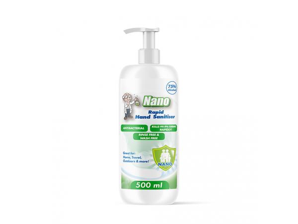 product image for Nano Hand Sanitiser Gel 500ml 75% Alcohol