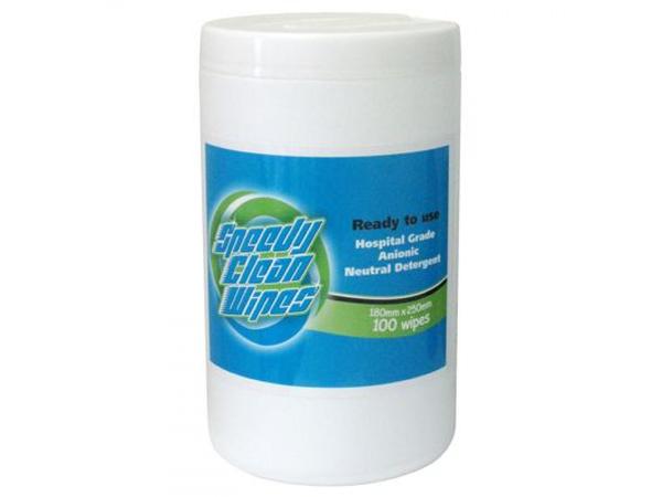 product image for Speedy Clean wipes Hospital grade 100 wipe per Tub