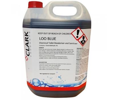 image of Loo Blue Chemical Toilet Deodoriser & Sanitiser 5L