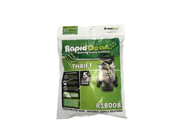 product image for Rapid clean Pacvac Thrift Vacuum Bags 5 pack