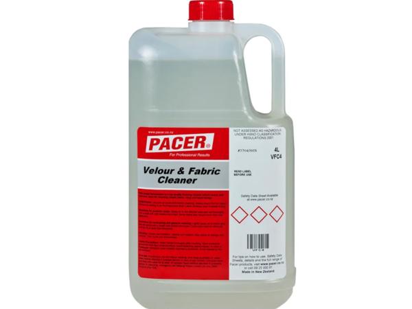 product image for Pacer VELOUR & FABRIC CLEANER 4L - by hand