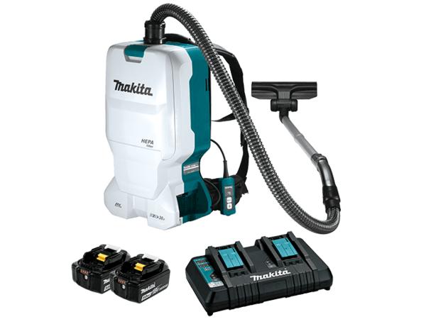 product image for MAKITA DVC660 BACKPACK vacuum cleaner- 2 Batteries
