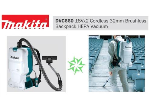 gallery image of MAKITA DVC660 BACKPACK vacuum cleaner- 2 Batteries