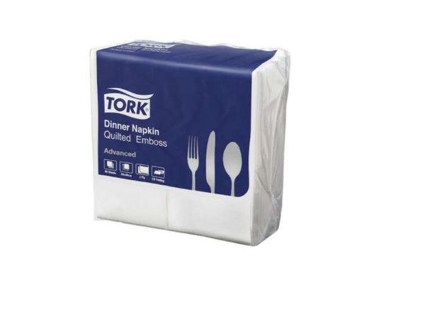 product image for Tork Quilted White Dinner Napkin 2Ply 8 fold 2315611