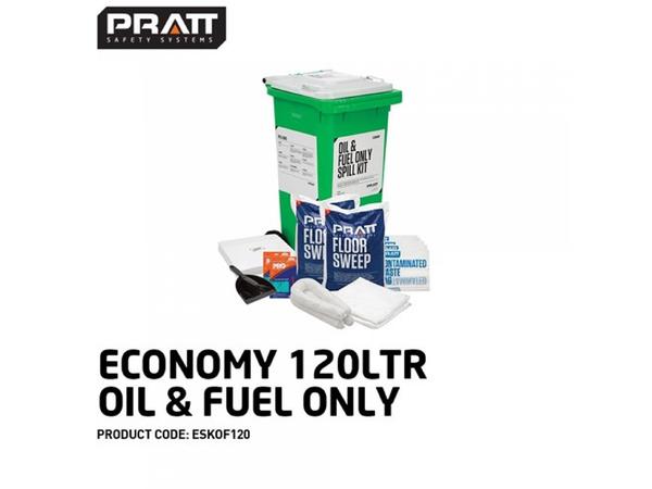 product image for PRATT ECONOMY 120LTR OIL & FUEL ONLY SPILL KIT- WHITE LID