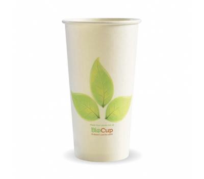 image of Biopak Single Wall Hot Leaf Cup 595ml / 20oz (90mm)