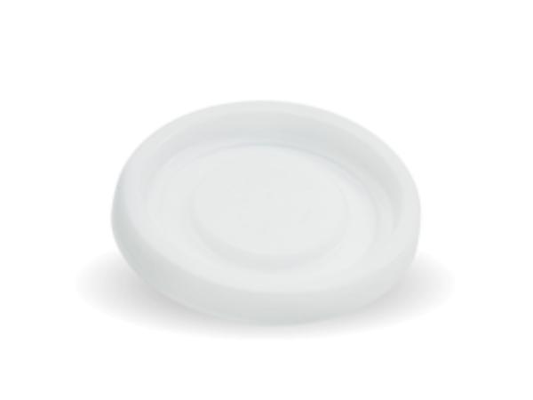 product image for 63mm PS White No Hole 4oz Lid