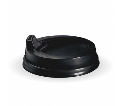 image of 80mm PS Black Small Sipper Lid