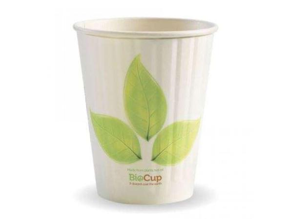 product image for Biopak Double Wall Hot Leaf Wall biocup 