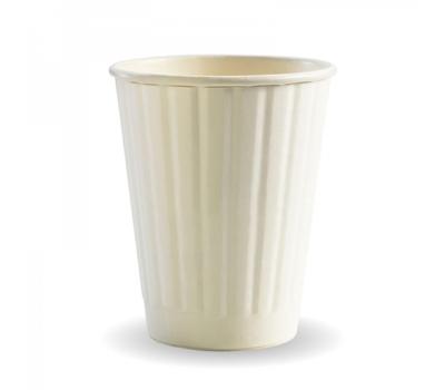 image of Biopak Double Wall Hot White Cup 