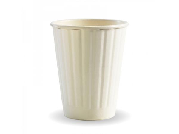 product image for Biopak Double Wall Hot White Cup 