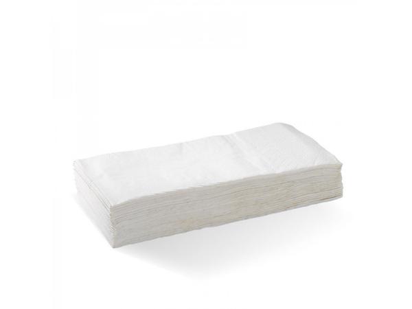 product image for 2-ply 1/8 Fold White Dinner Bionapkin