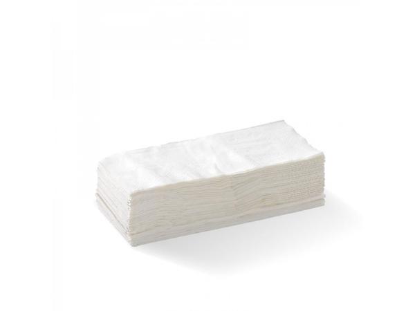 product image for 1-ply 1/8 Fold White Lunch Bionapkin
