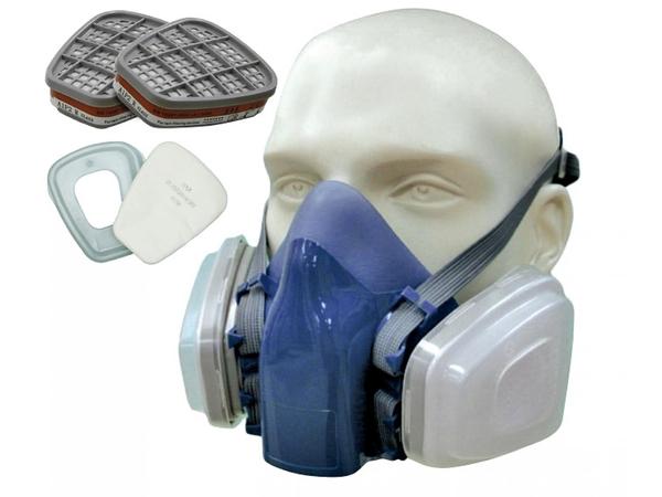 product image for Silicone Reusable Half Mask - Container Set