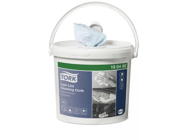 product image for Tork Low Lint Cleaning Cloth Bucket 190492 W10