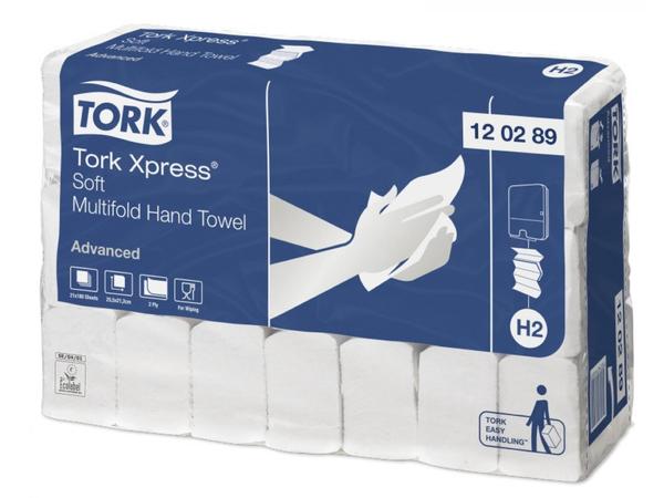 product image for Tork H2 Xpress Advanced Soft Multifold Hand Towel 2 Ply 120289/120398