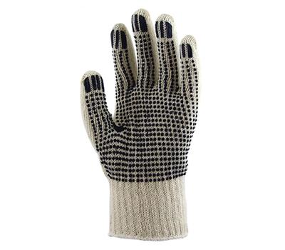 image of Esko Knitted Polycotton Glove With Dots 12 pack