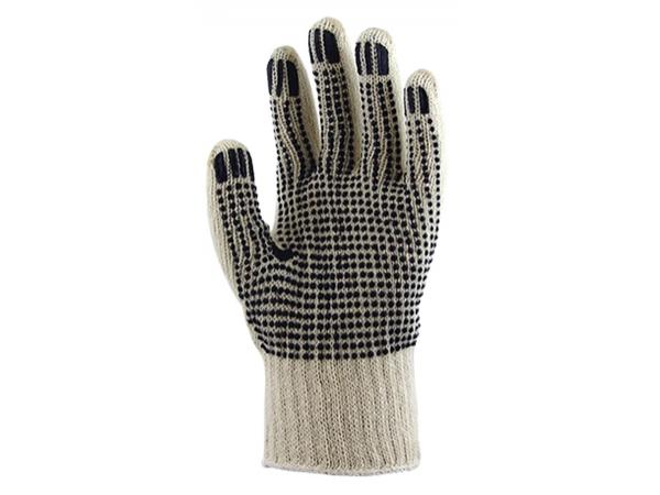 product image for Esko Knitted Polycotton Glove With Dots 12 pack