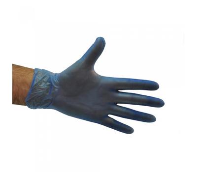 image of Vinyl Blue Powder Free Gloves 100 pack - Small