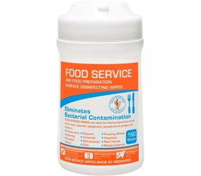 image of Foodservice Wipes Antibacterial Surface Wipes, 70% Alcohol
