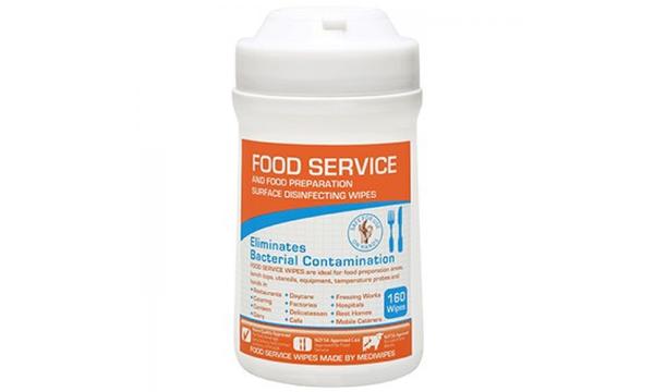 gallery image of Foodservice Wipes Antibacterial Surface Wipes, 70% Alcohol