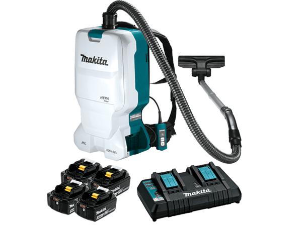 product image for MAKITA DVC660 BACKPACK vacuum cleaner- 4 Batteries