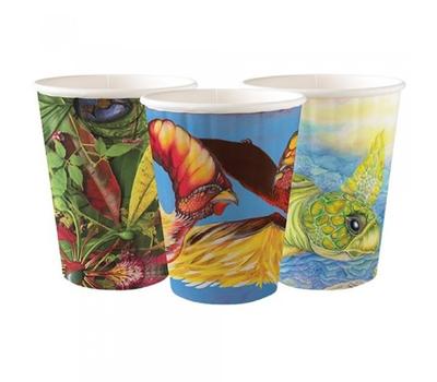 image of BioPak Art Series Double Wall Coffee Cups 