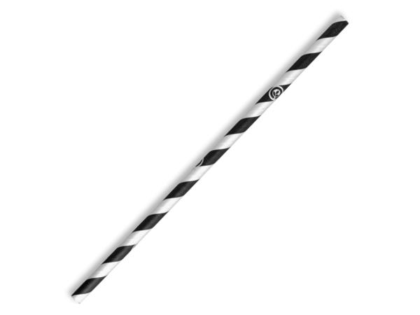 product image for Regular Stripe paper straw 6MM Biostraw