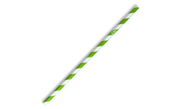 gallery image of Regular Stripe paper straw 6MM Biostraw