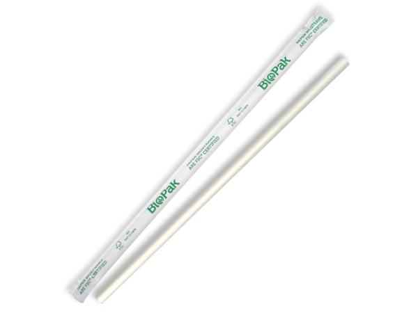 product image for 6mm Regular White BioStraw - Individual Wrapped